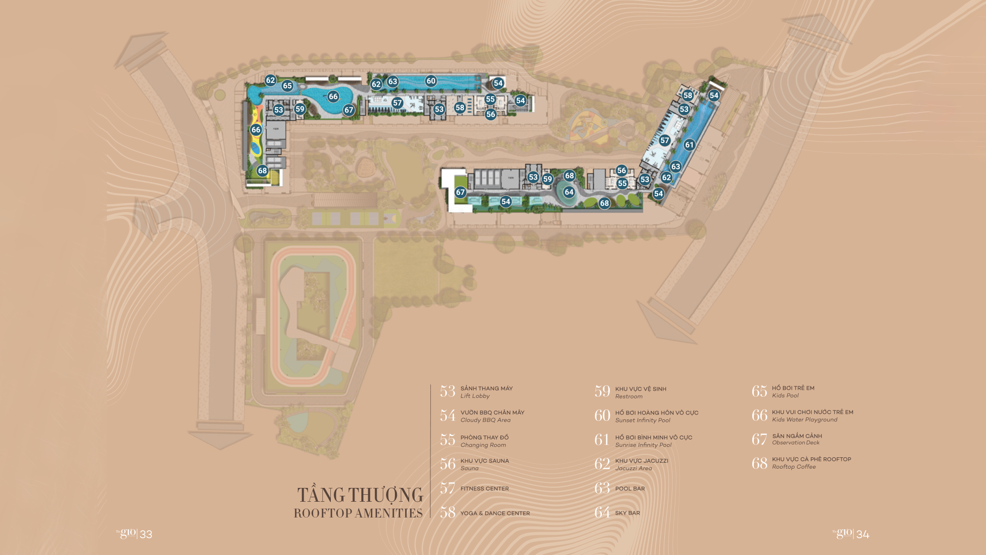 Mặt bằng tầng thượng