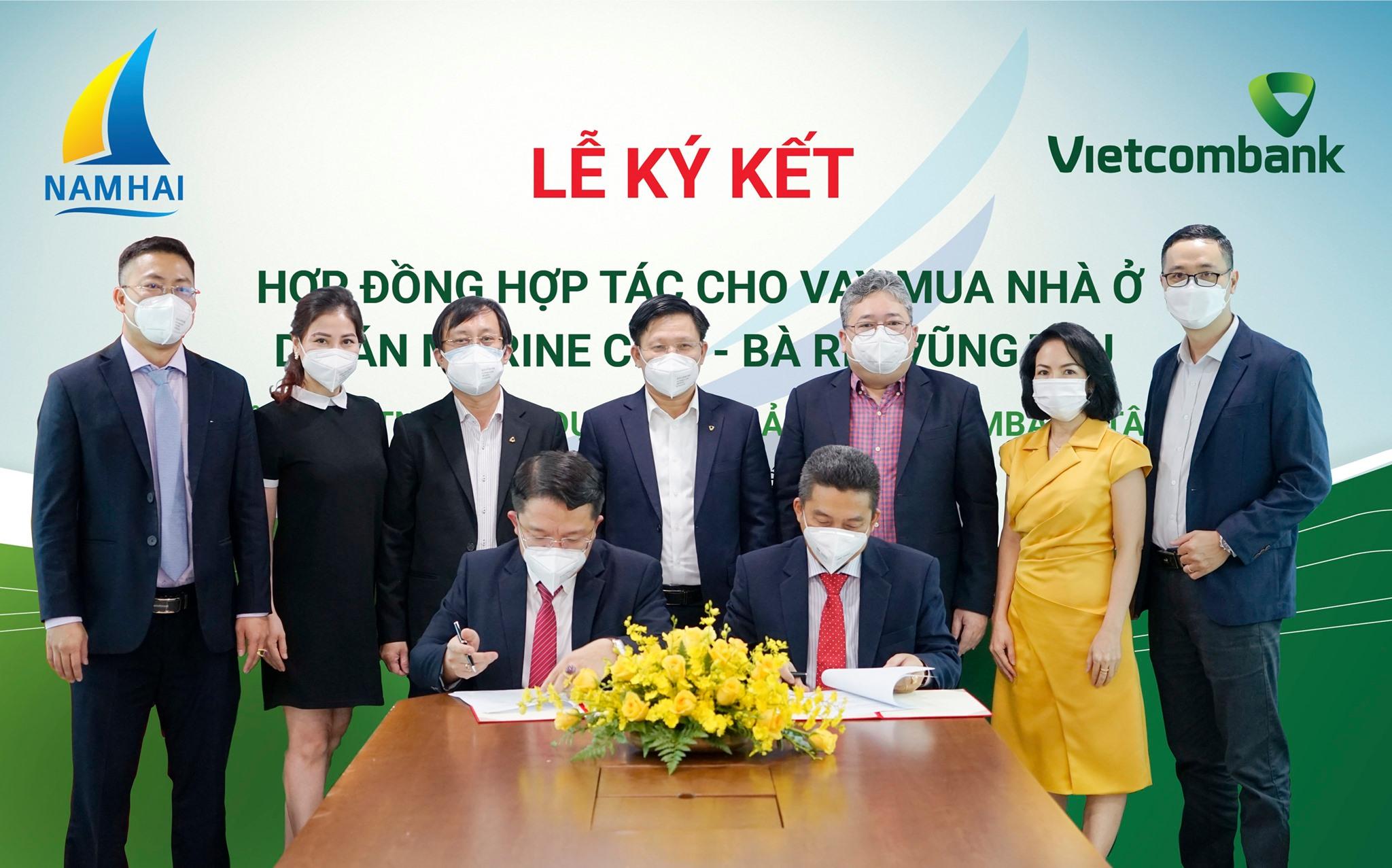 Nam Hải ký kết với Vietcombank Tân Định cho vay mua nhà dự án Marine City
