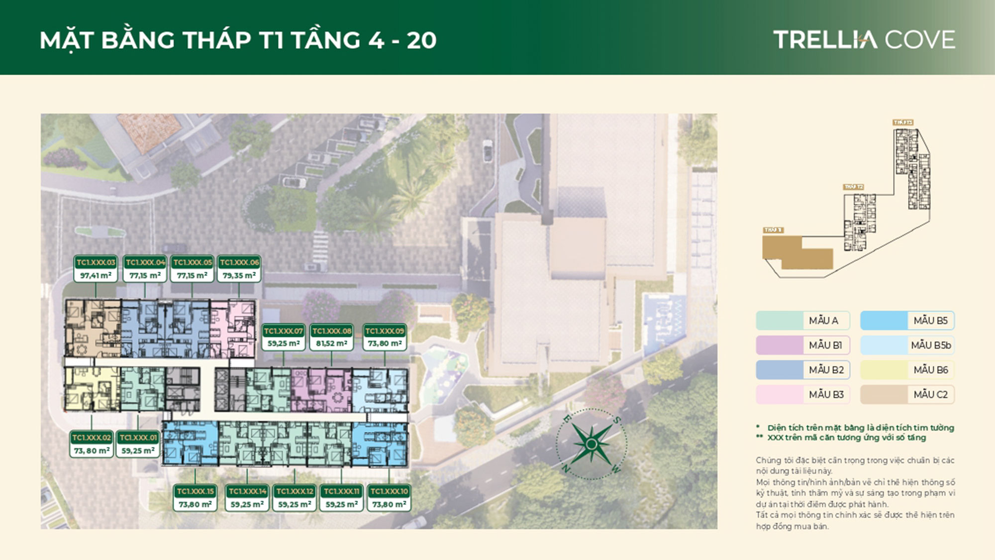 MẶT BẰNG TẦNG TẦNG 4 - 20